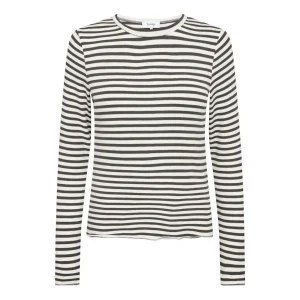 Leveté Room – Ika 11 bluse, off white combi