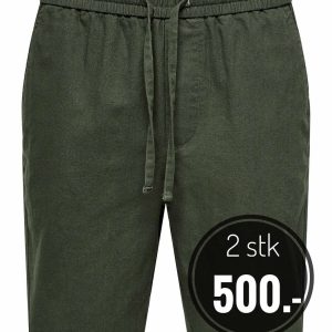 Only & Sons Linus shorts olive night