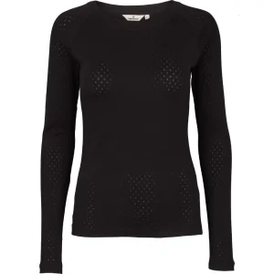 Basic Apparel – Arense langærmet bluse, sort