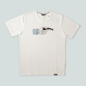 Lakor The Pointing pipe t-shirt star white
