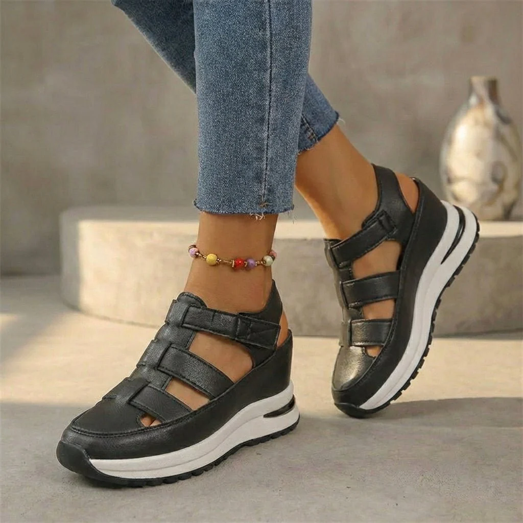 Karla | Orthopediske Loafers Platform Sneaker Sandaler Lukket Tå - Billede 2