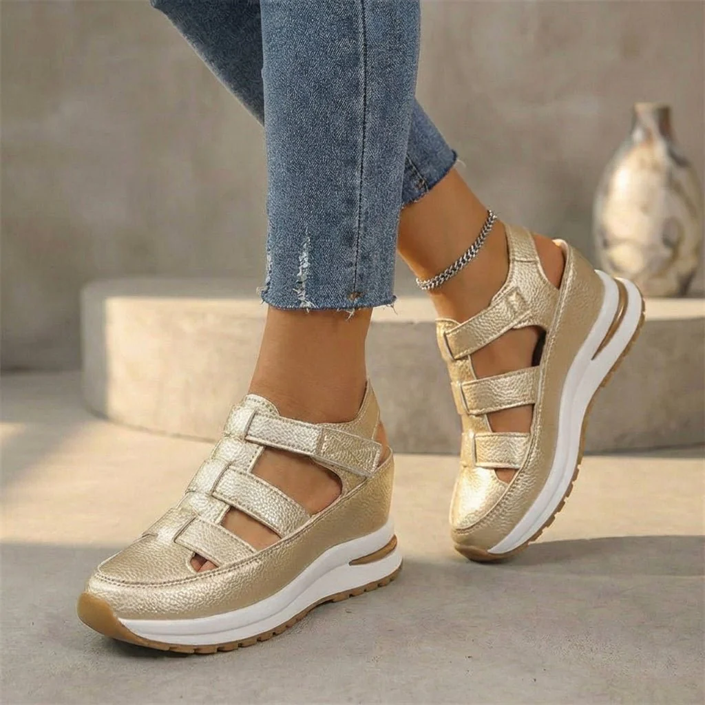 Karla | Orthopediske Loafers Platform Sneaker Sandaler Lukket Tå - Billede 4