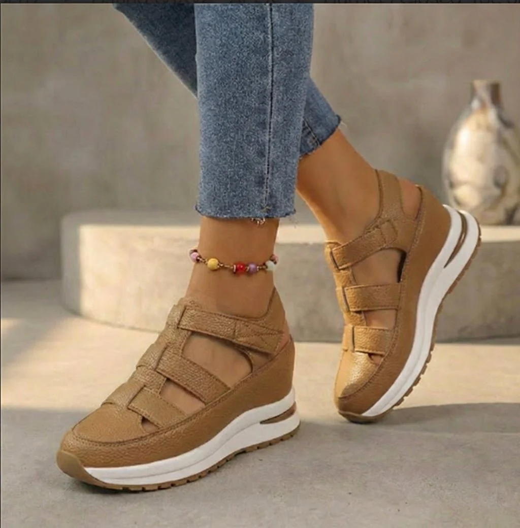 Karla | Orthopediske Loafers Platform Sneaker Sandaler Lukket Tå - Billede 5
